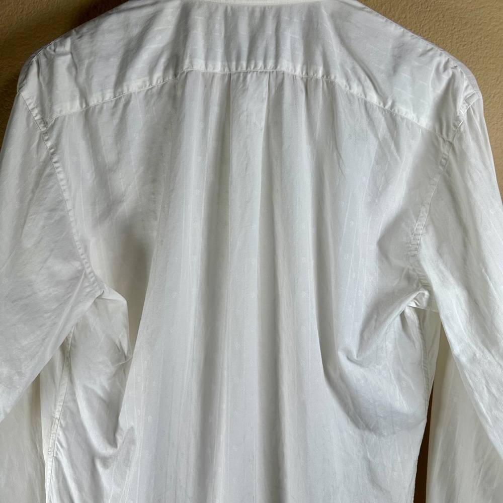 Alexander McQueen Men's White Textured
Casual Shirt Size 52; US L - Picture 8 of 11